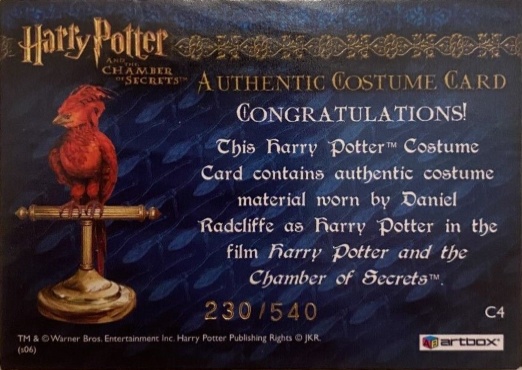 C4 - Harry Potter's Striped Shirt - Back