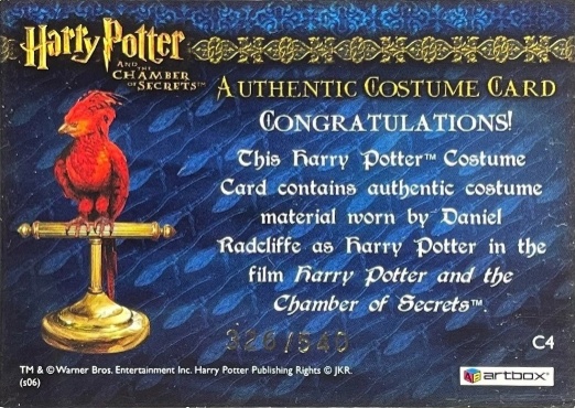 C4 - Harry Potter's Striped Shirt - Back