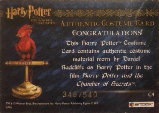 C4 - Harry Potter's Striped Shirt - Back