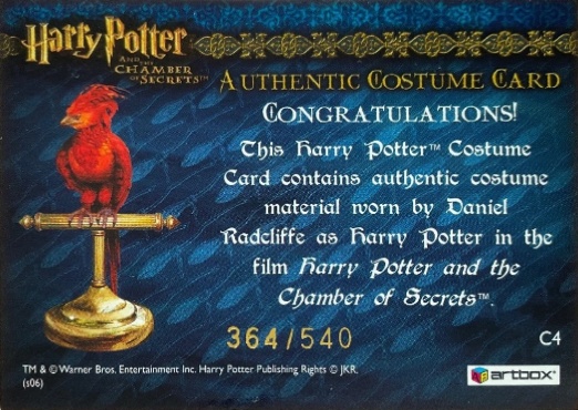 C4 - Harry Potter's Striped Shirt - Back