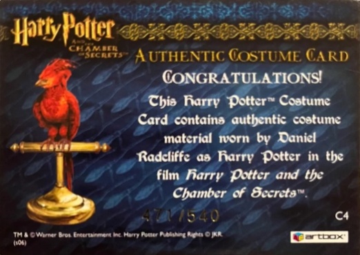 C4 - Harry Potter's Striped Shirt - Back