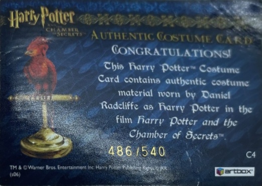 C4 - Harry Potter's Striped Shirt - Back