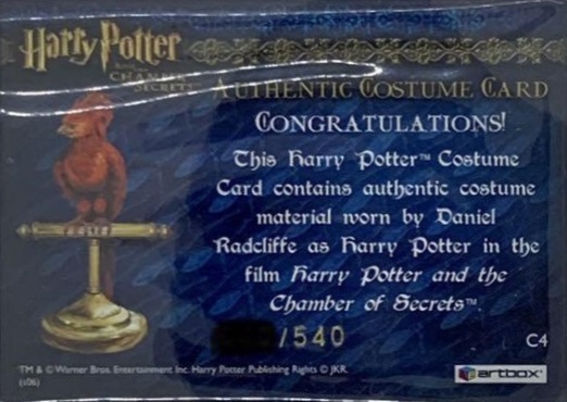 C4 - Harry Potter's Striped Shirt - Back