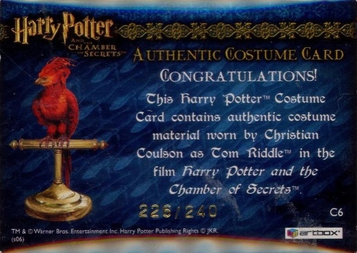 C6 - Tom Riddle's Jumper - Back