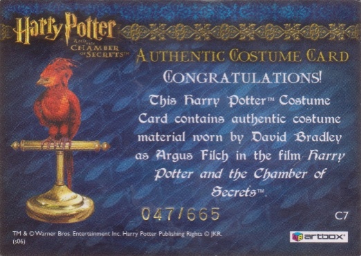 C7 - Argus Filch's Overcoat - Back