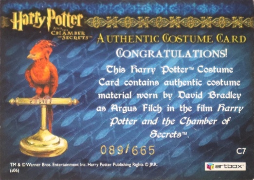 C7 - Argus Filch's Overcoat - Back