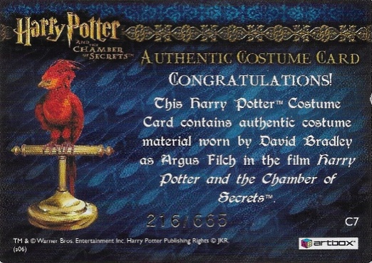 C7 - Argus Filch's Overcoat - Back