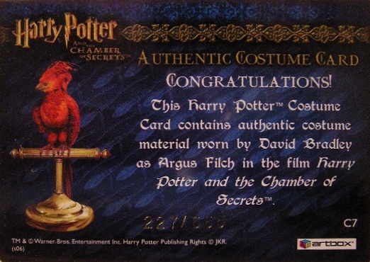 C7 - Argus Filch's Overcoat - Back