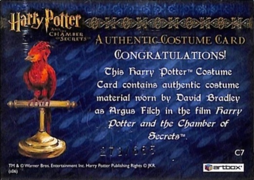 C7 - Argus Filch's Overcoat - Back