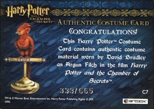 C7 - Argus Filch's Overcoat - Back