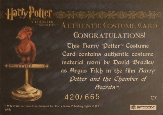 C7 - Argus Filch's Overcoat - Back