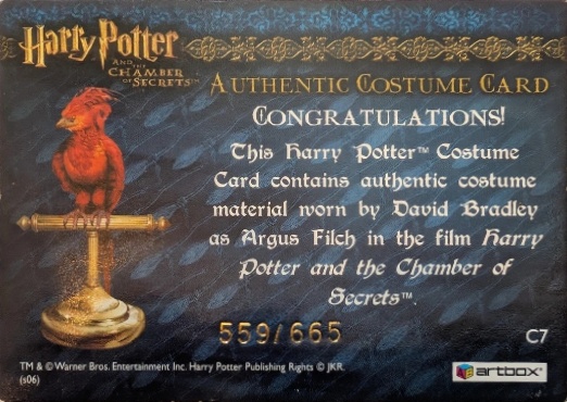 C7 - Argus Filch's Overcoat - Back