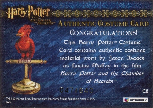 C8 - Lucius Malfoy's Overcloak - Back