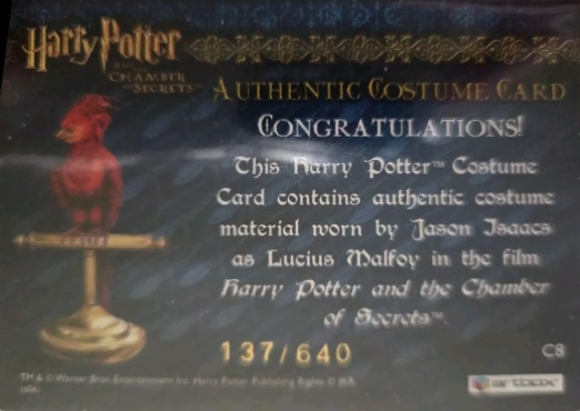 C8 - Lucius Malfoy's Overcloak - Back