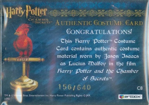 C8 - Lucius Malfoy's Overcloak - Back