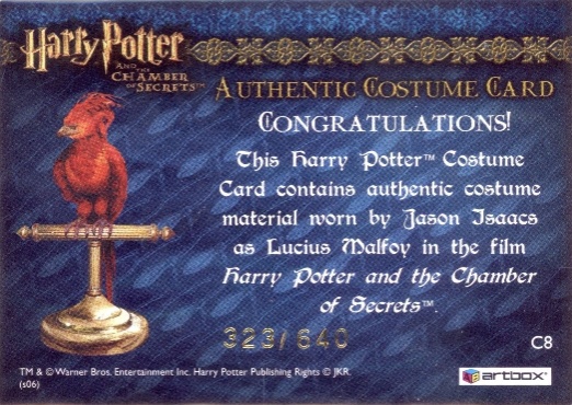 C8 - Lucius Malfoy's Overcloak - Back