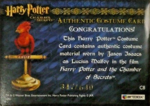 C8 - Lucius Malfoy's Overcloak - Back