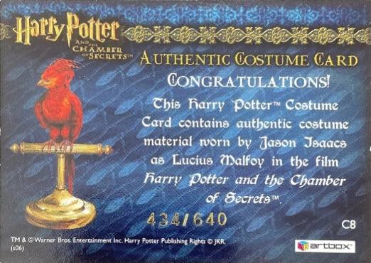 C8 - Lucius Malfoy's Overcloak - Back