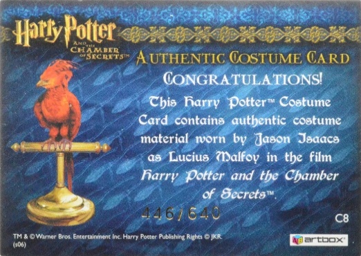 C8 - Lucius Malfoy's Overcloak - Back