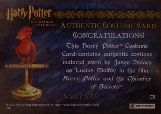 C8 - Lucius Malfoy's Overcloak - Back