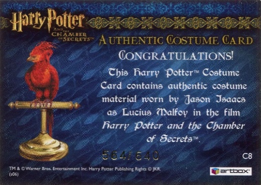 C8 - Lucius Malfoy's Overcloak - Back