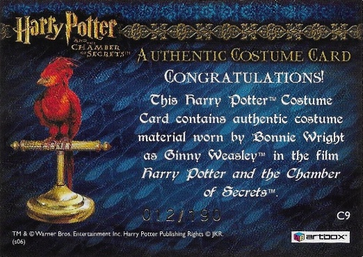 C9 - Ginny Weasley's Grey Sweater - Back