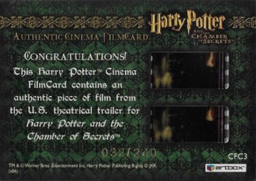 CFC3 - Hogwarts Portraits - Back