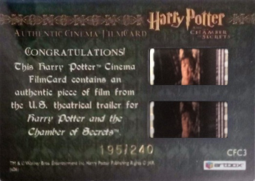 CFC3 - Hogwarts Portraits - Back