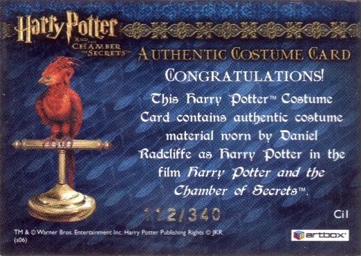 Ci1 - Harry Potter's Striped Pajamas - Back