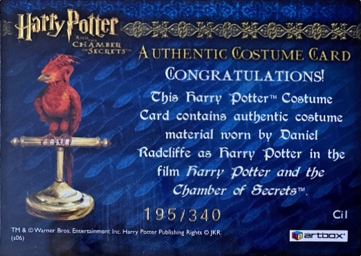 Ci1 - Harry Potter's Striped Pajamas - Back