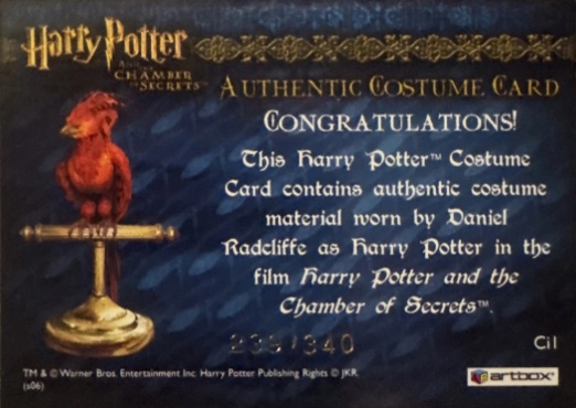 Ci1 - Harry Potter's Striped Pajamas - Back