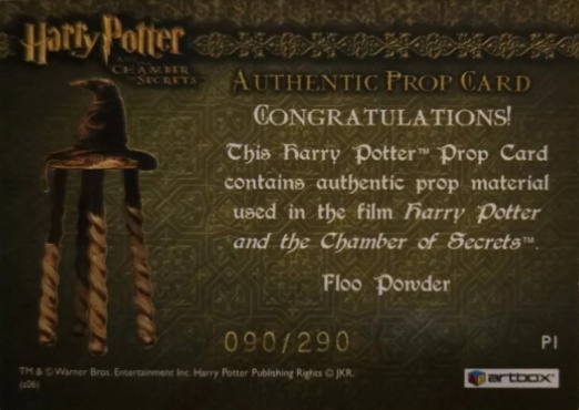 P1 - Floo Powder - Back