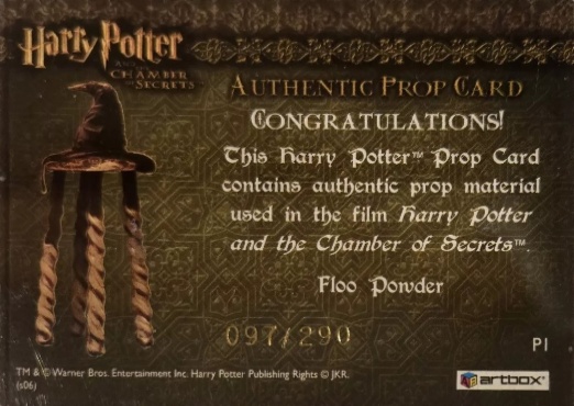 P1 - Floo Powder - Back