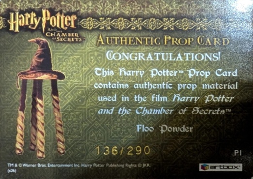 P1 - Floo Powder - Back