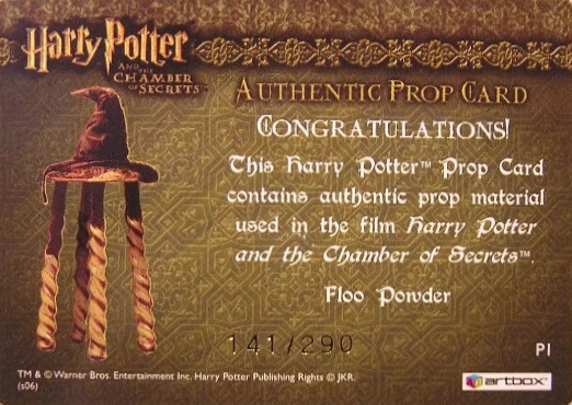 P1 - Floo Powder - Back