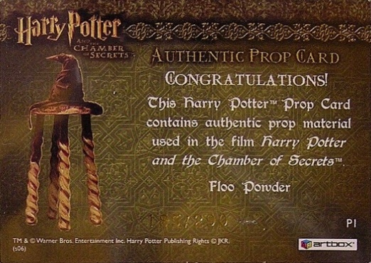 P1 - Floo Powder - Back