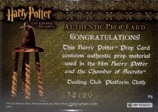 P6 - Dueling Club Platform Cloth - Back