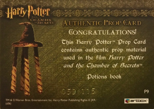 P9 - Potions Book - Back