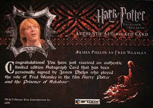 James Phelps as Fred Weasley - Back