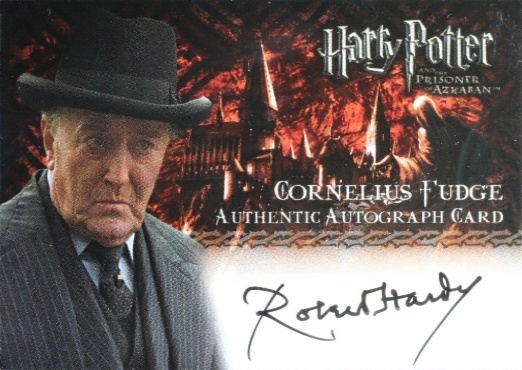 Robert Hardy as Cornelius Fudge - Front