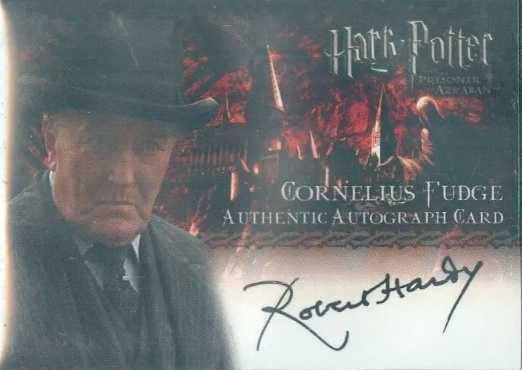 Robert Hardy as Cornelius Fudge - Front