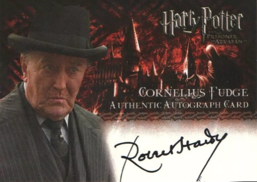 Robert Hardy as Cornelius Fudge - Front
