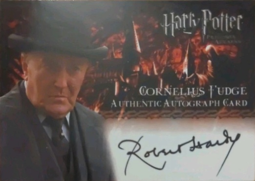 Robert Hardy as Cornelius Fudge - Front