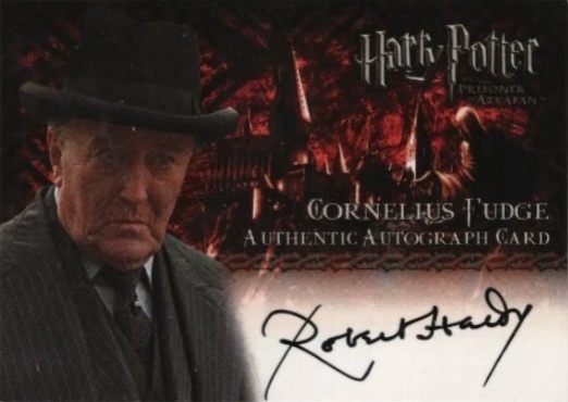 Robert Hardy as Cornelius Fudge - Front