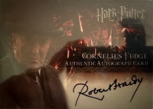 Robert Hardy as Cornelius Fudge - Front