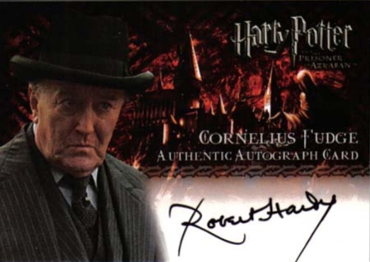 Robert Hardy as Cornelius Fudge - Front