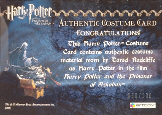 Harry Potter's Black School Robe UK - Back