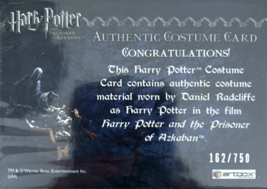 Harry Potter's Black School Robe - Back