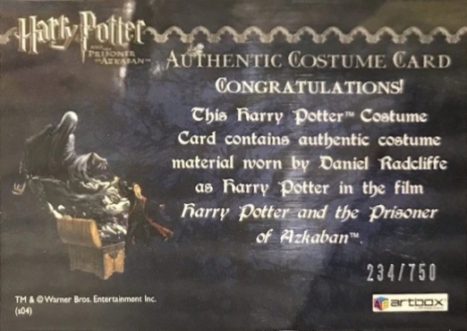 Harry Potter's Black School Robe - Back