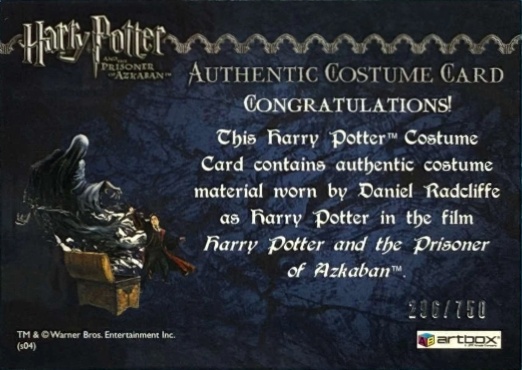 Harry Potter's Black School Robe - Back